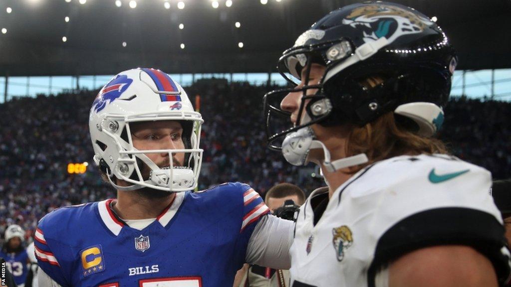 Josh Allen and Trevor Lawrence