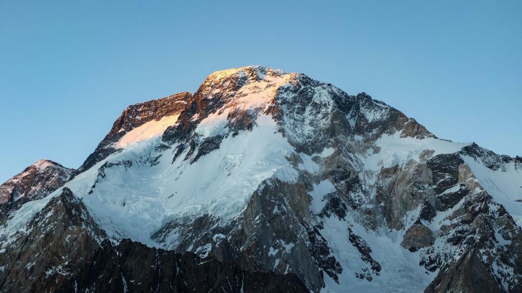 A view of Broad Peak, world's 12th tallest mountain in the Karakoram range.