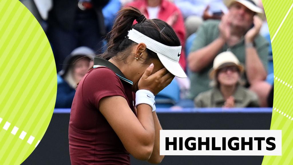Raducanu fights back to reach Eastbourne second round