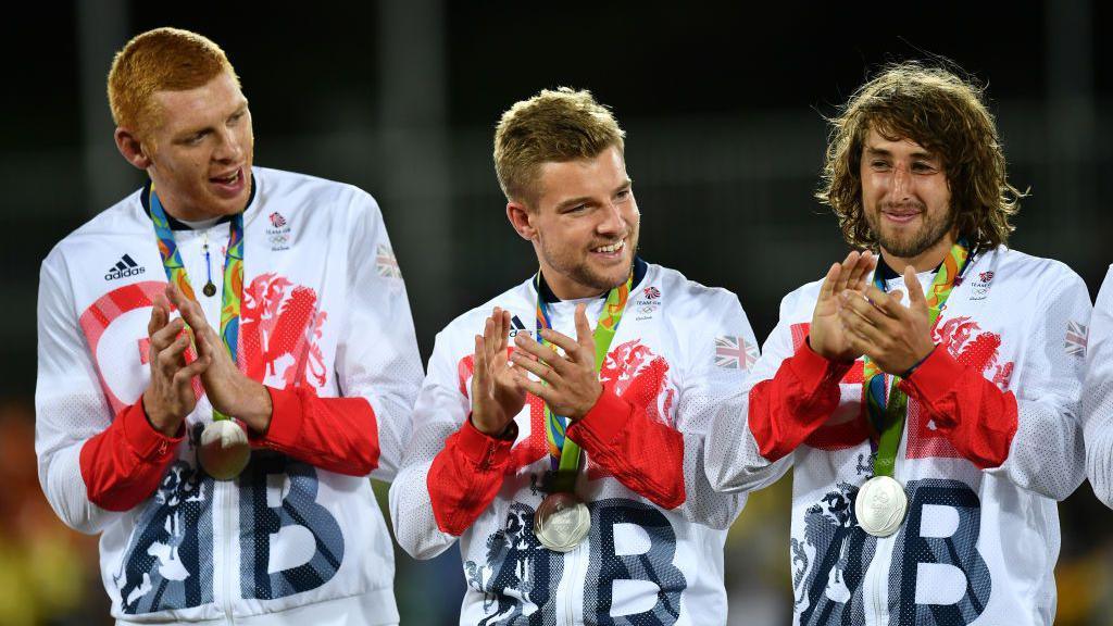 Tom Mitchell and his Great Britain team-mates win silver at Rio 2016