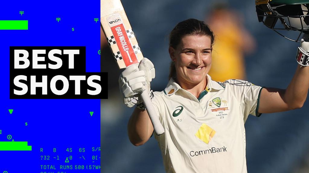 Women's Ashes 2025: Sutherland hits century as Australia dominate England