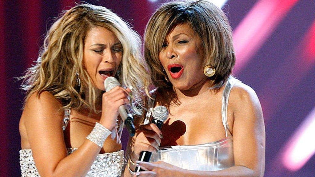 Beyoncé and Tina Turner