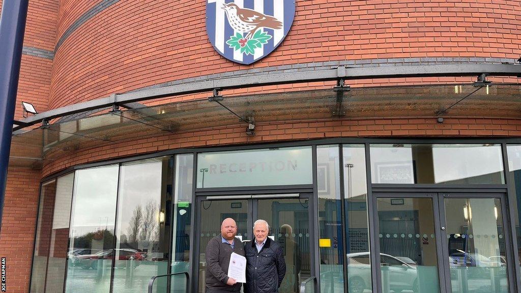 Action For Albion leader Ali Jones delivered the united Baggies fans' open letter to Albion chairman Guochuan Lai on Friday lunchtime