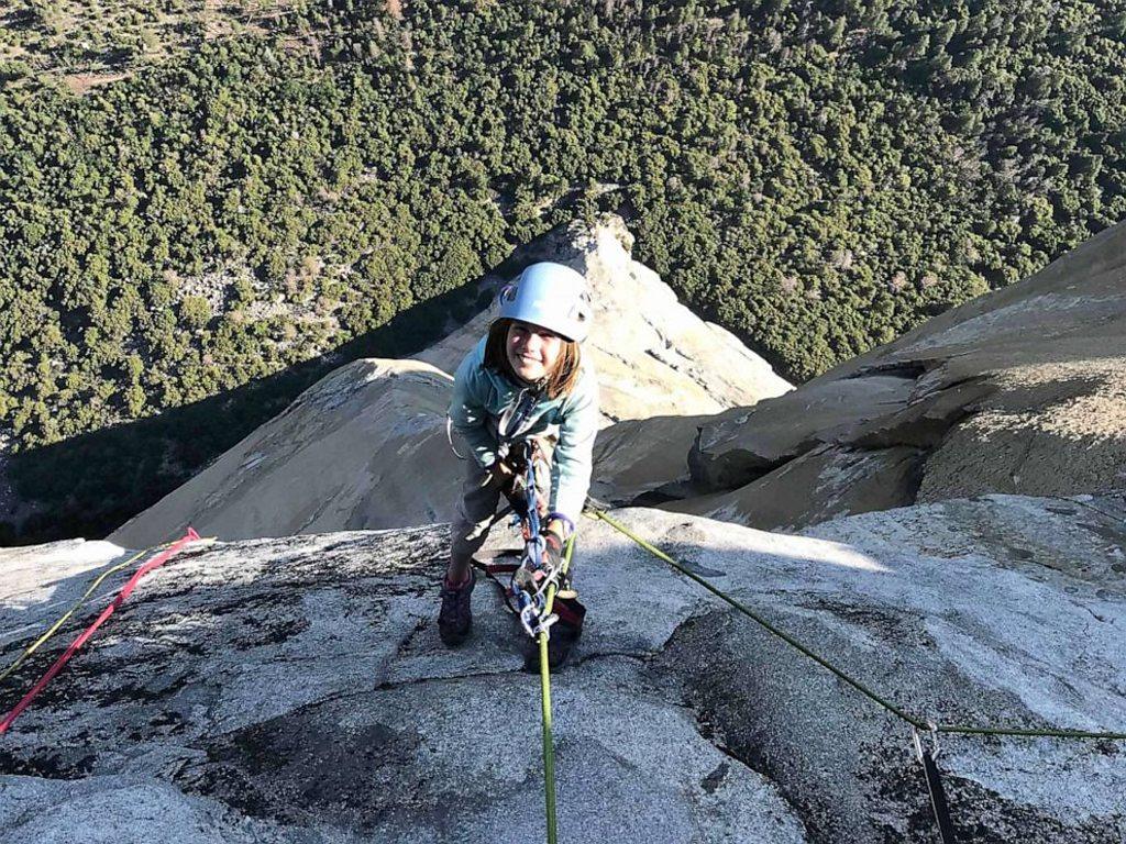 Selah Schneiter has climbed a rock wall that is beyond some of the most experienced climbers. She is 10 years old.