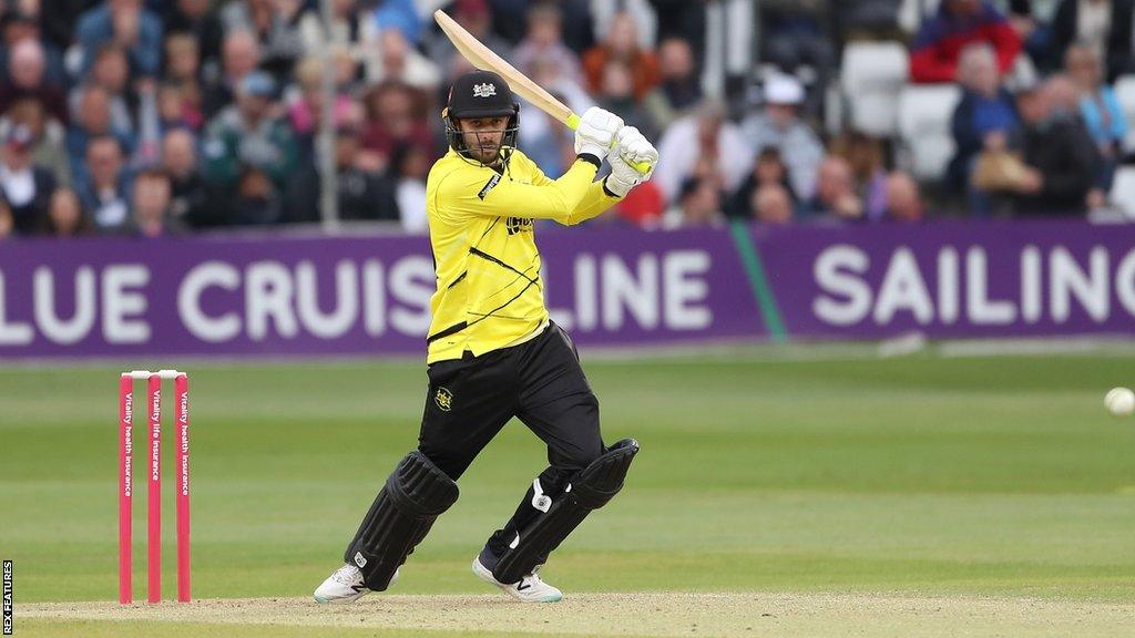 Jack Taylor batting for Gloucestershire