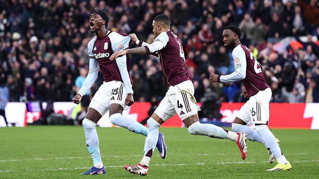Tammy Abraham celebrates scoring