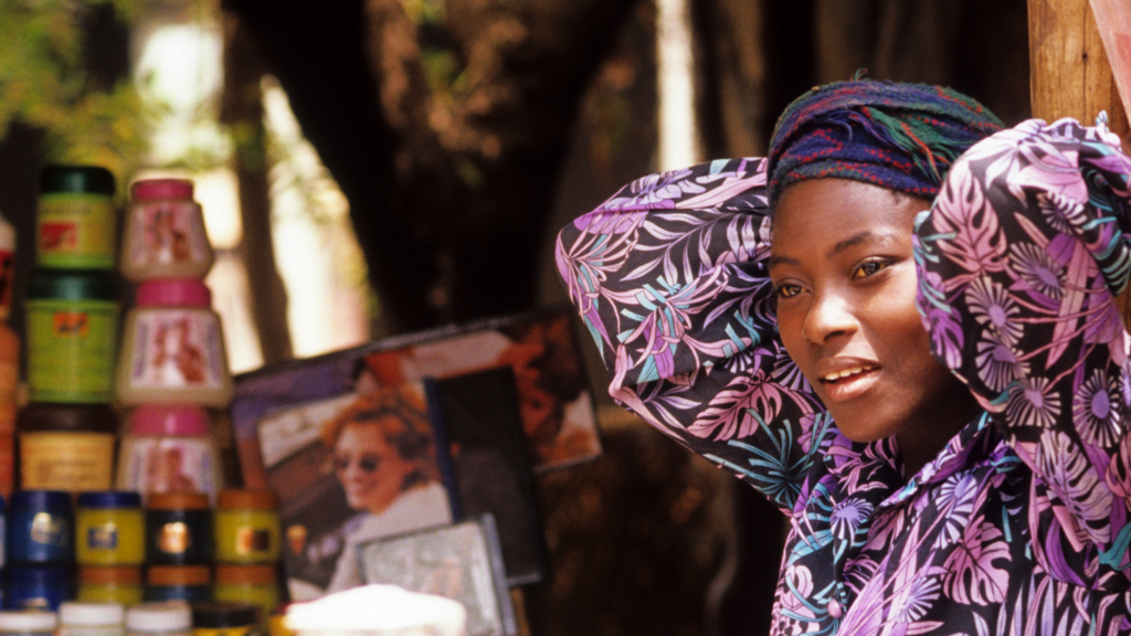 A market in vendor, Segou, Mali