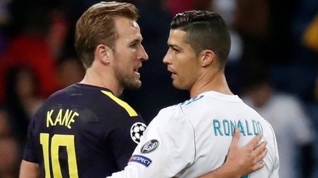 Harry Kane and Cristiano Ronaldo