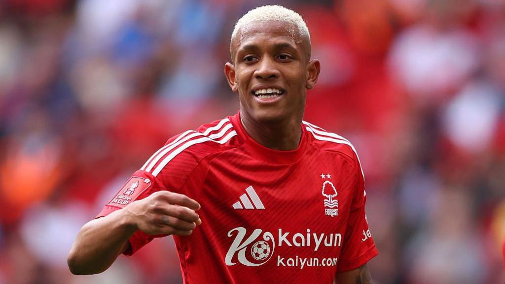 Nottingham Forest's Brazilian midfielder Danilo in action