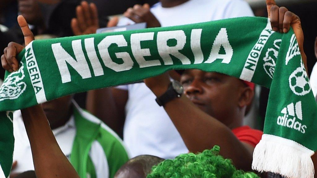 A Nigeria football scarf