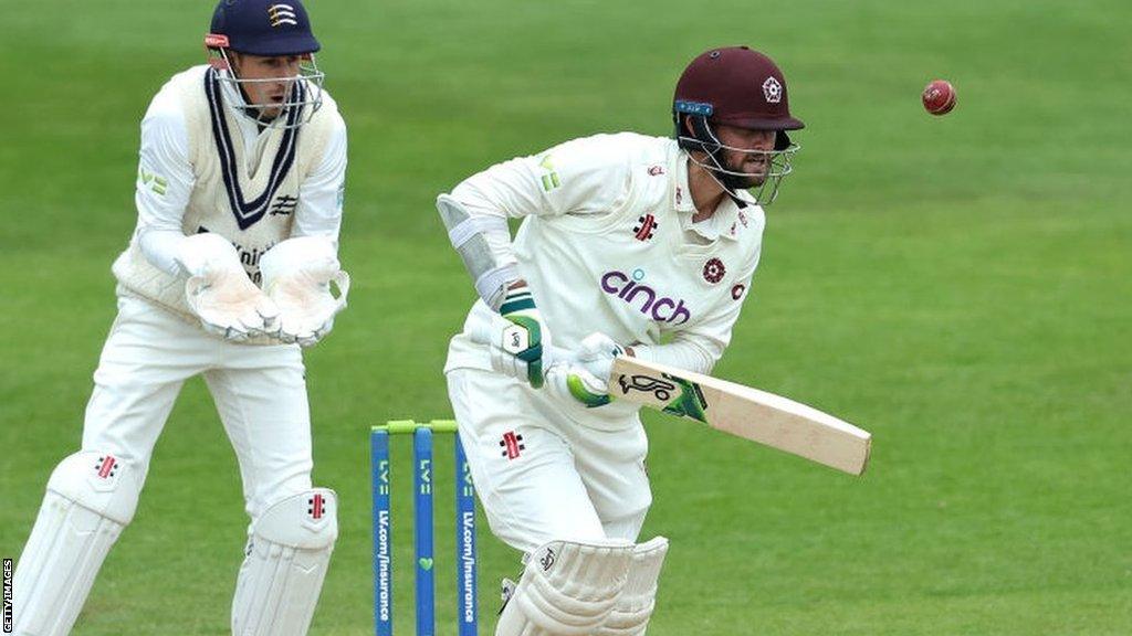 Sam Whiteman notched up the 26th half-century of his first-class career