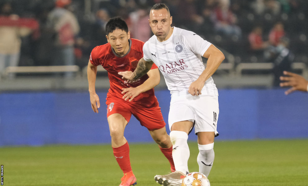 Santi Cazorla in acttion for Qatari side Al Sadd