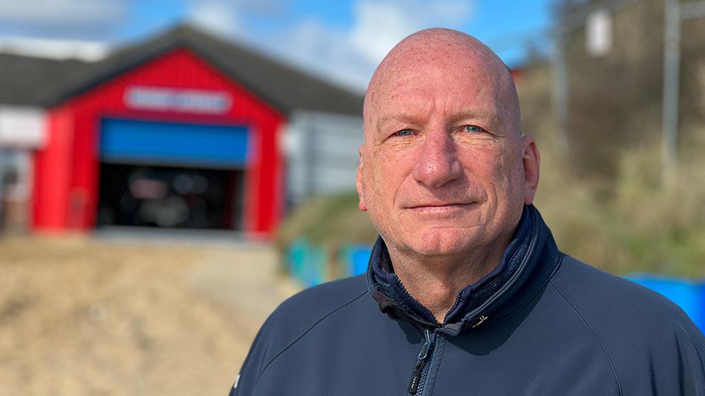 Hemsby lifeboat crew member Chris Batten 