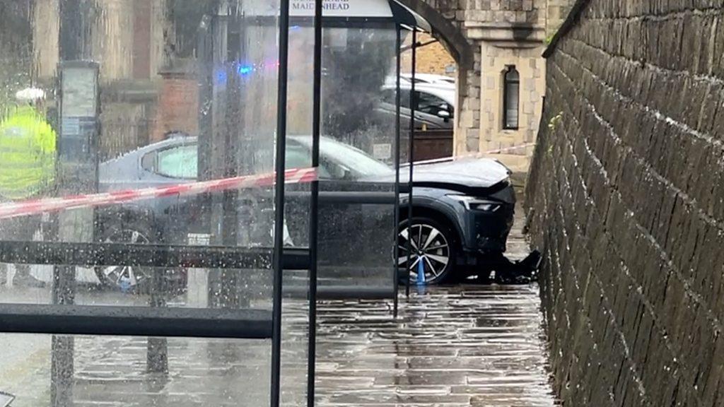 Car crash into Windsor Castle