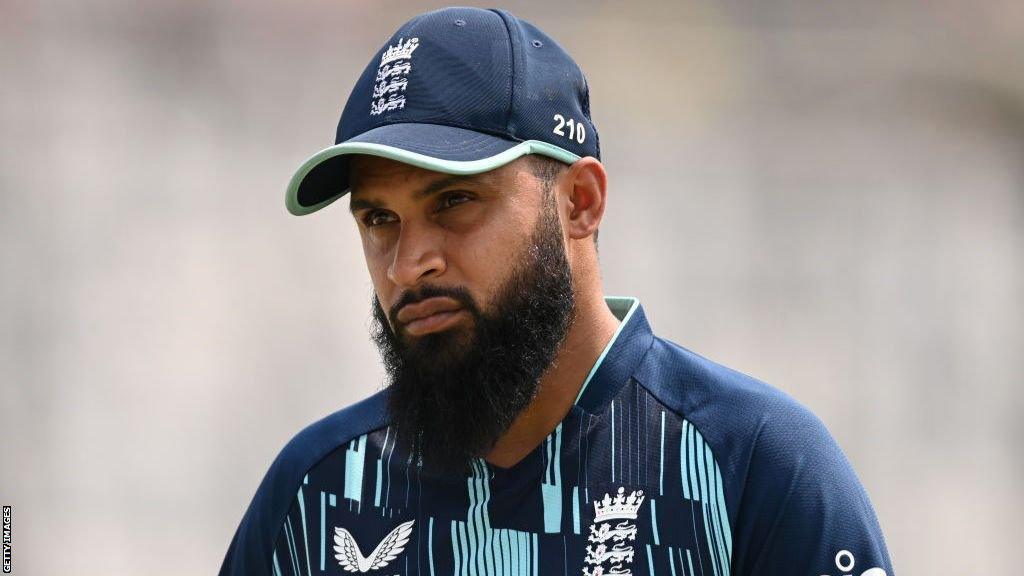 Adil Rashid in England kit