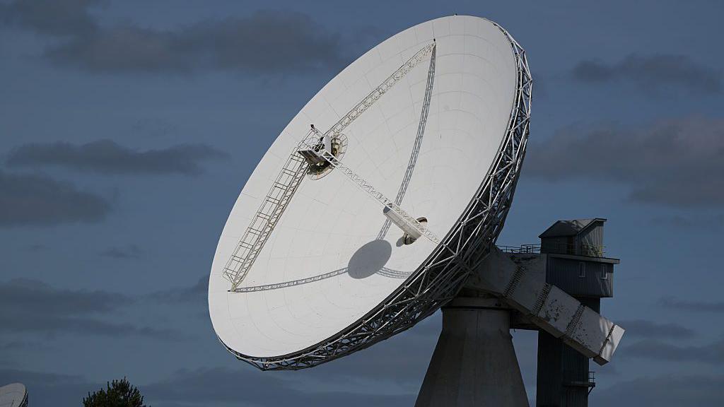 one of the large satellites at goonhilly