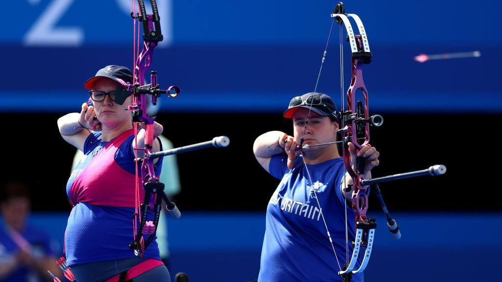 Jodie Grinham and Phoebe Paterson Pine of ParalympicsGB