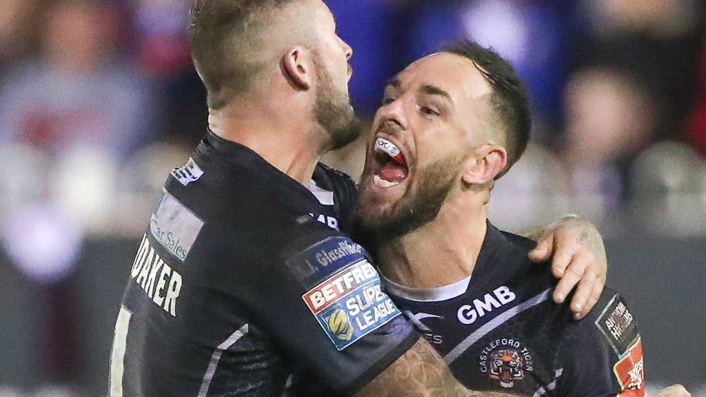 Luke Gale celebrates