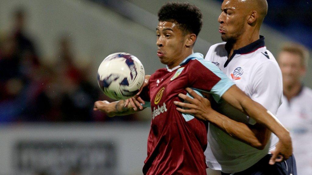 Josh Ginnelly appeared in Burnley's pre-season friendly against Bolton