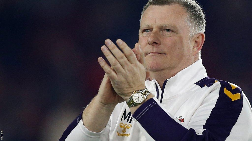 Mark Robins applauds Coventry fans