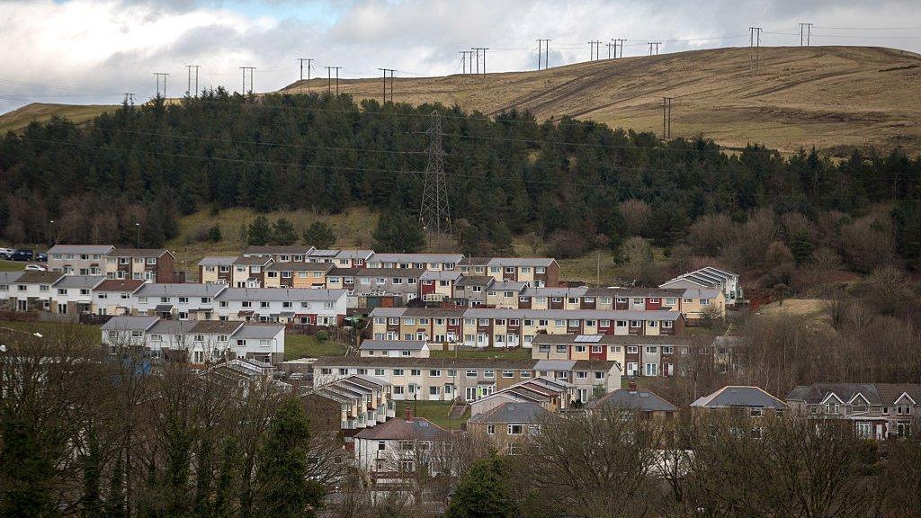 Ebbw Vale in Blaenau Gwent