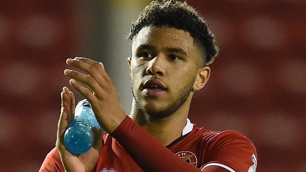 West Brom's Tyler Roberts in action for Walsall