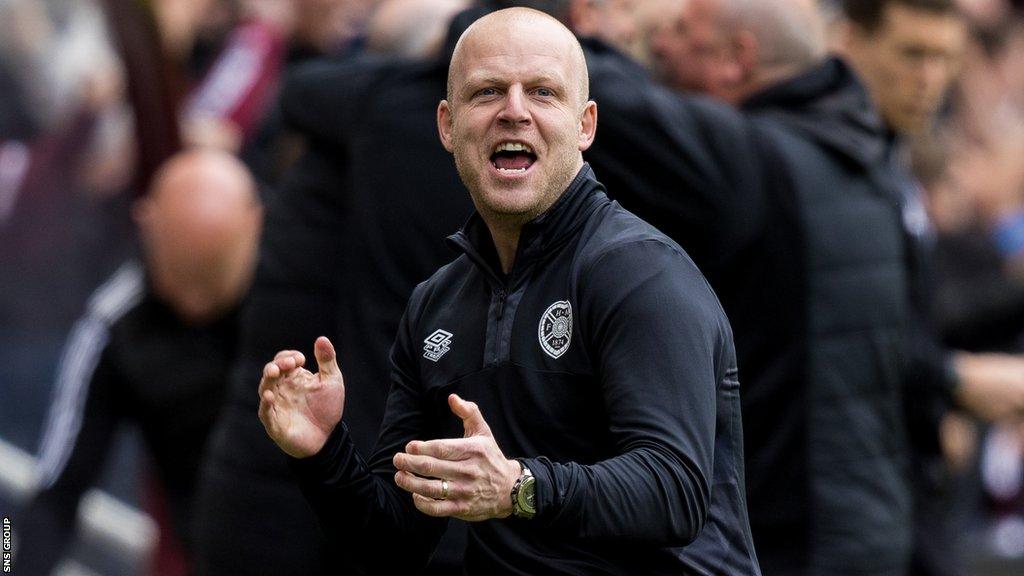 Hearts interim manager Steven Naismith