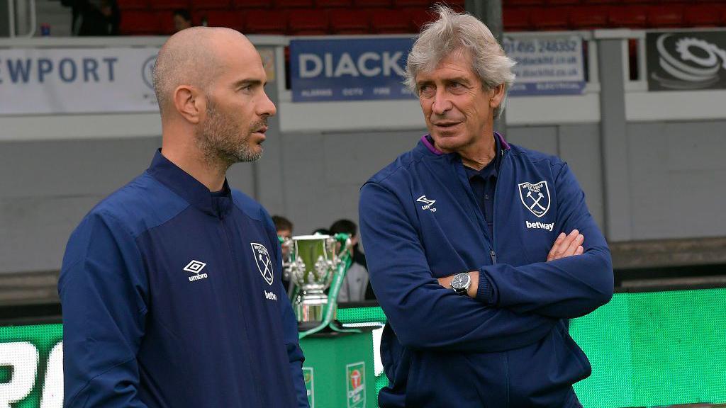 Manuel Pellegrini and Enzo Maresca