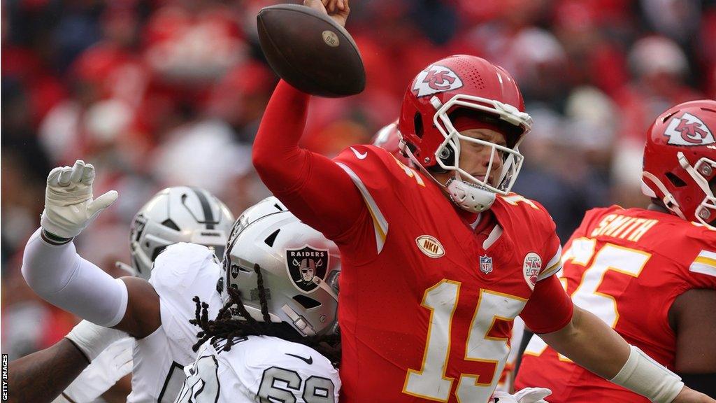 Chiefs quarterback Patrick Mahomes