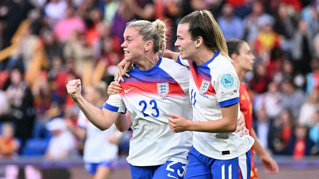 England celebrate