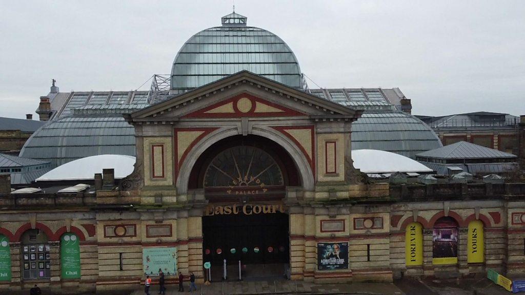 Exterior of Alexandra Palace