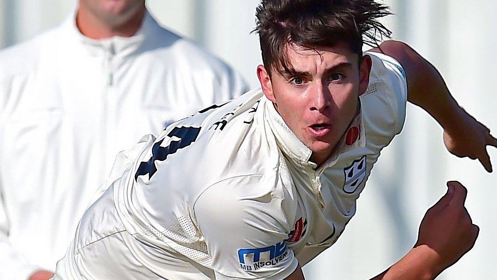 Worcestershire pace bowler Josh Tongue