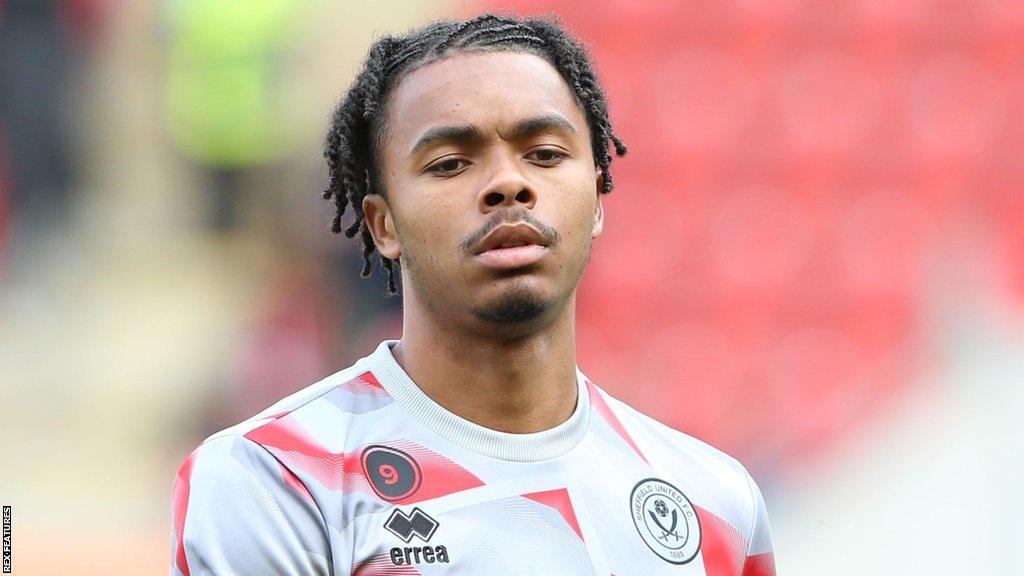 Antwoine Hackford in action for Sheffield United