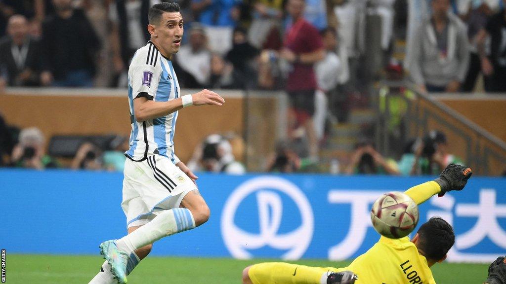 Di Maria makes it Argentina 2-0 France