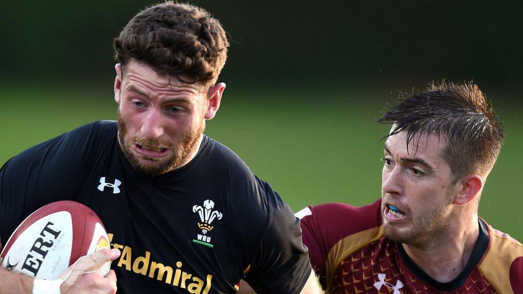 Alex Cuthbert in action against RGC 1404