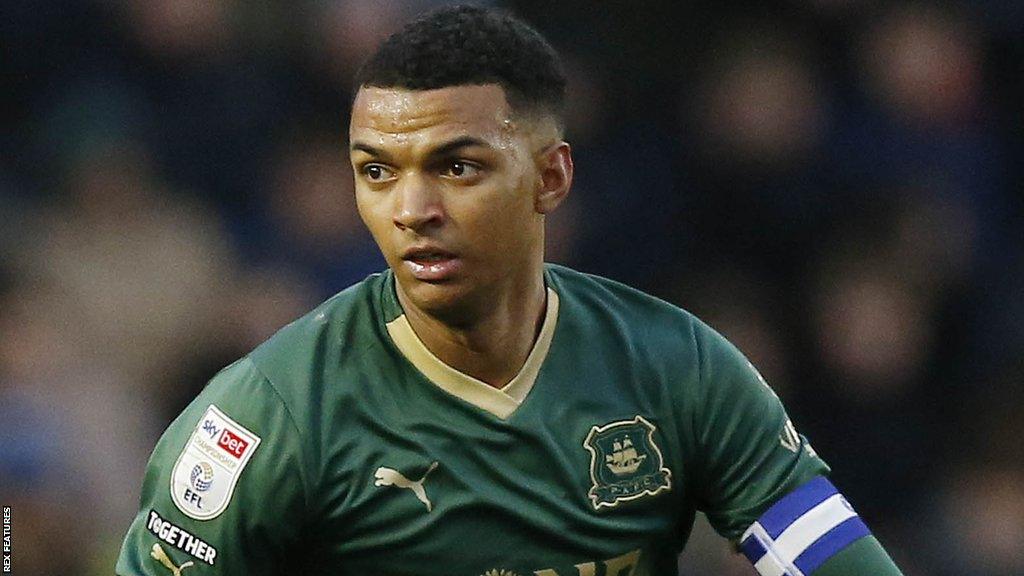 Morgan Whittaker in action for Plymouth