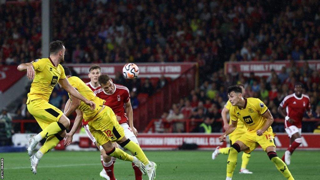 Nottingham Forest goalscorer Chris Wood