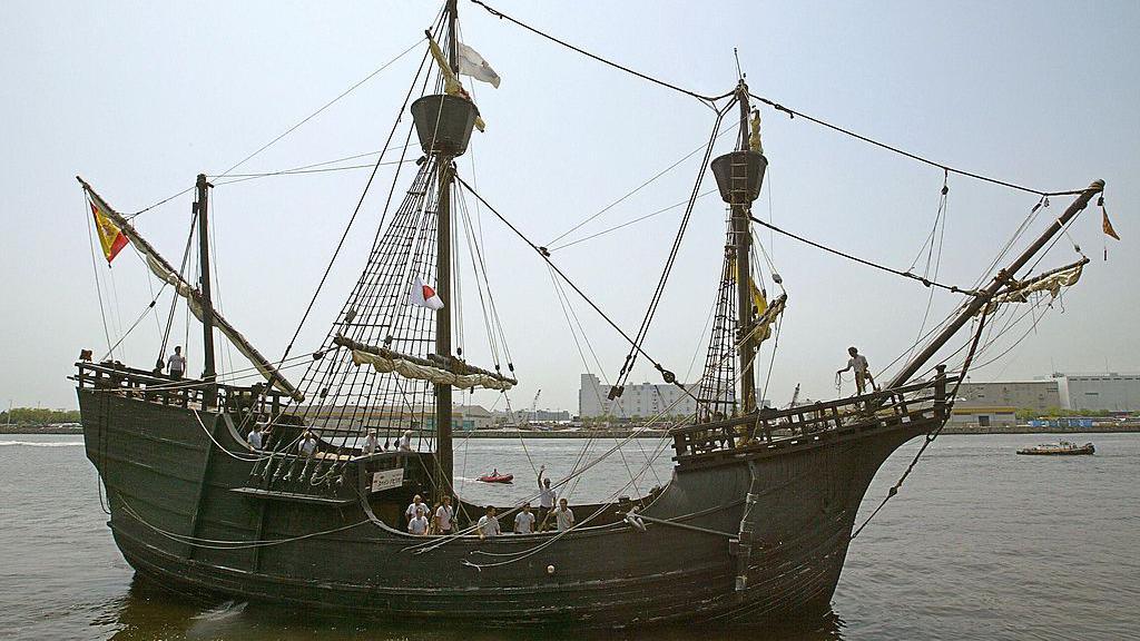 The replica of the nao victoria in 2005