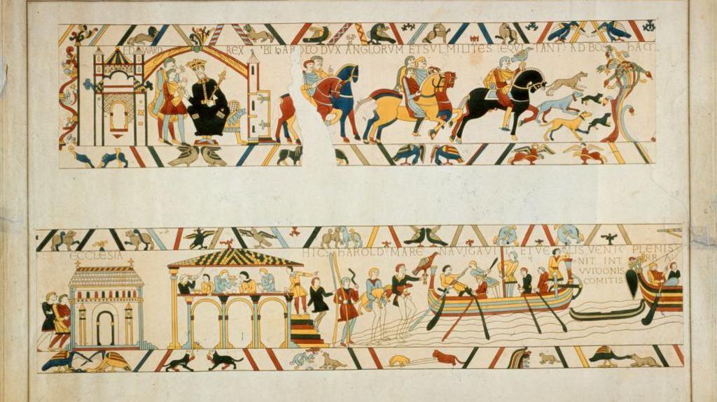 Scenes from the Bayeux Tapestry