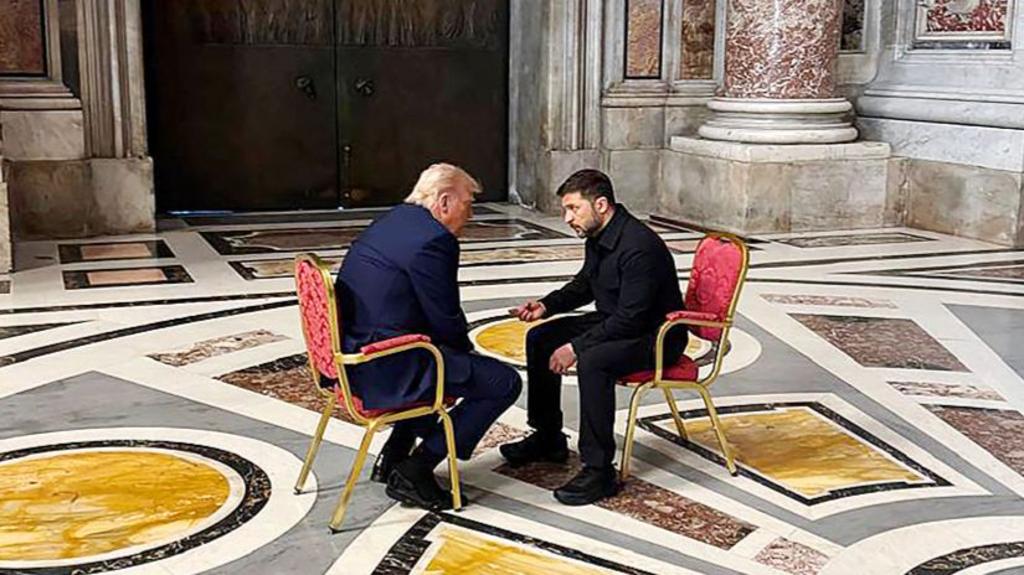 Trump questions Putin’s desire for peace after meeting Zelensky at the Vatican