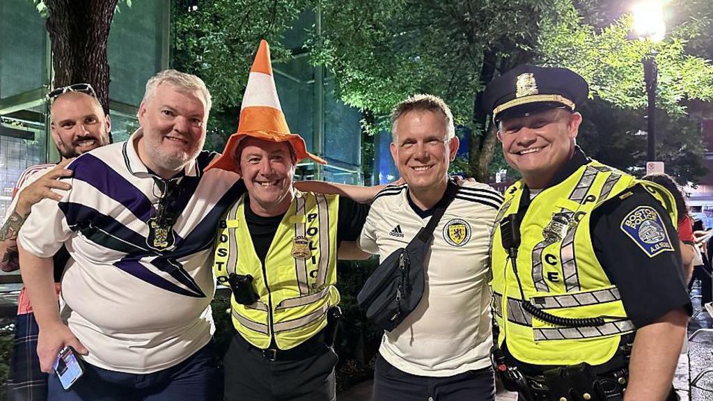 Scotland fans in Boston