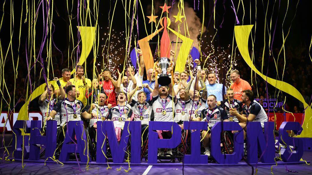 England crowned Rugby League World Champions in 2022.
