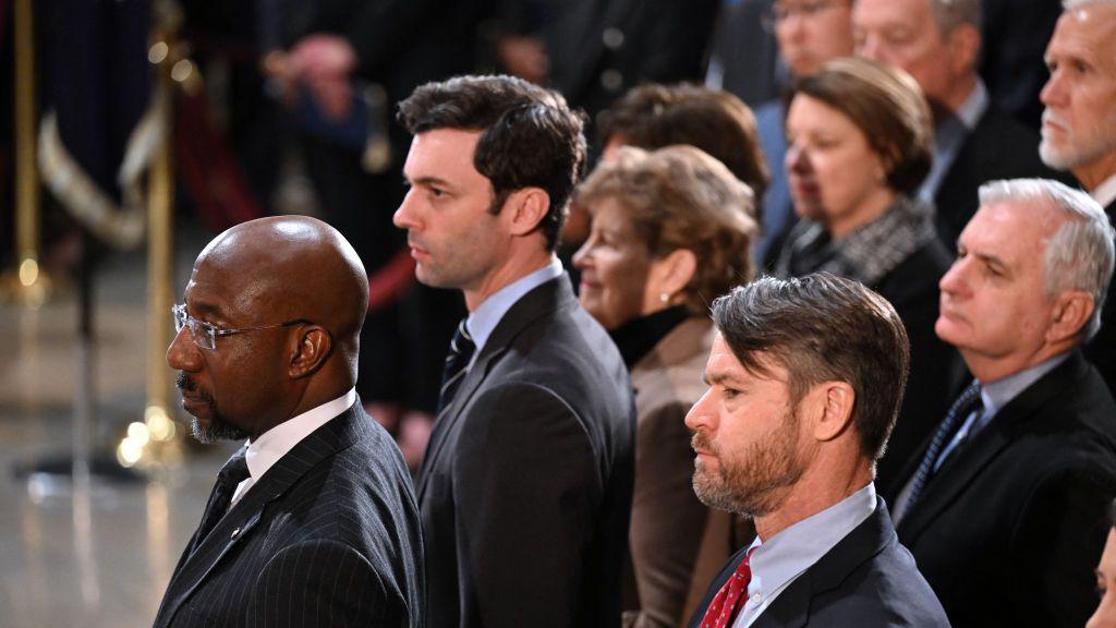 Raphael Warnock and Jon Ossoff 