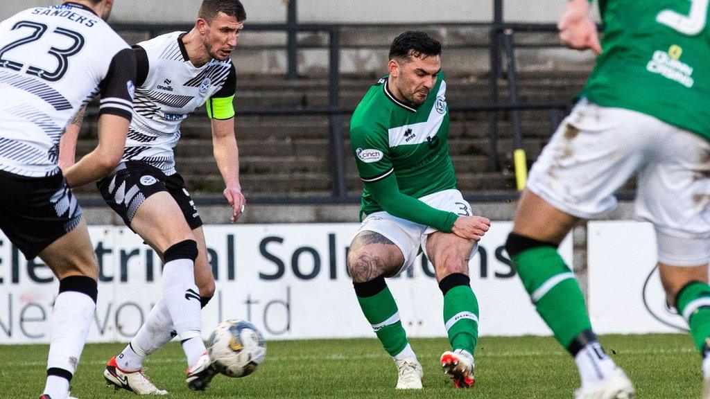 Tony Watt scores against Ayr