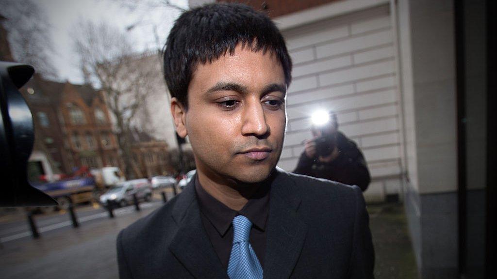 Navinder Sarao at an extradition hearing, 2016