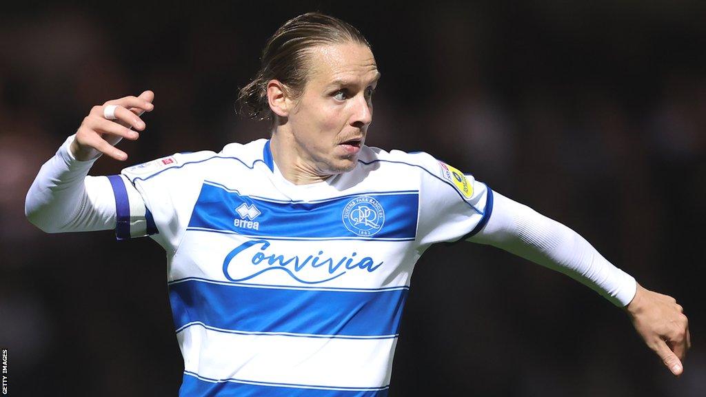 Stefan Johansen in action for QPR