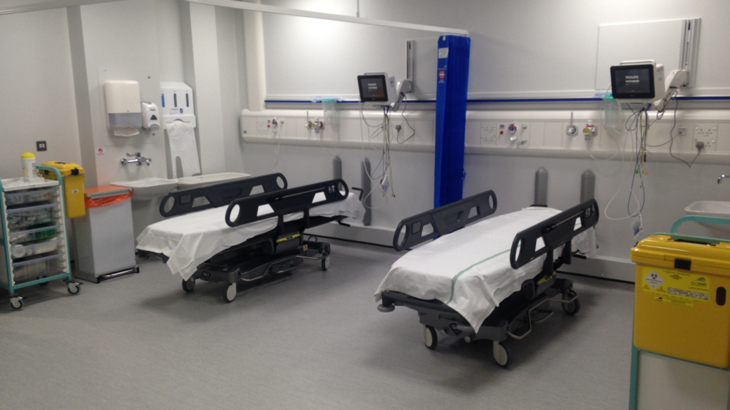 A&E beds at the PRH