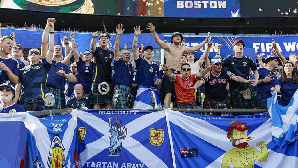 Scotland fans in Boston
