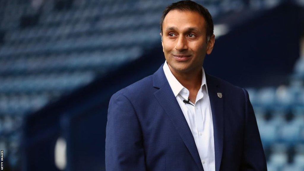 Shilen Patel surveys the view at The Hawthorns