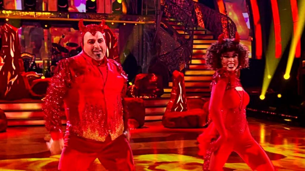 Performances during a Strictly Come Dancing Halloween special